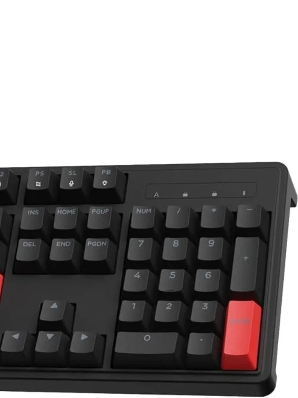 Lemokey X3 Mechanical Gaming Keyboard Wired, 100% Layout, Red Switches, Black